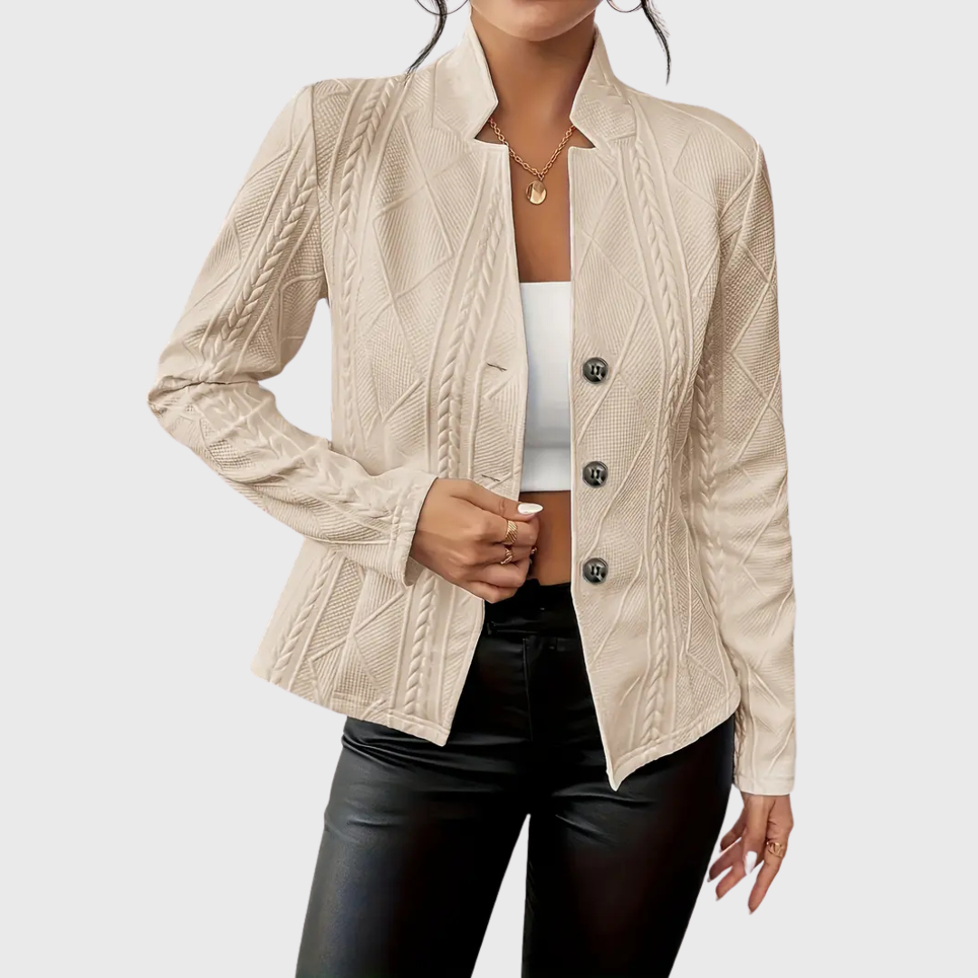 Blazer med elegante detaljer